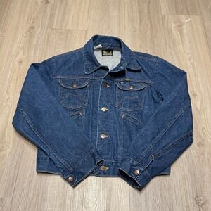 Vintage 1970s–80s Maverick Blue Bell Wrangler Denim Jacket USA Made Women's M/L